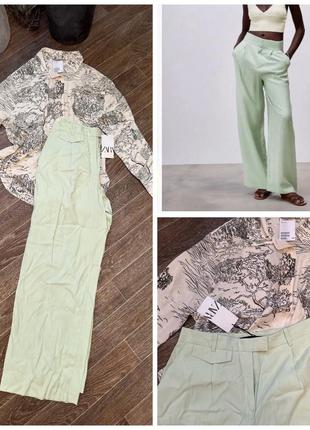 Продам набором блузон h&m, брюки палацо zara