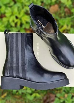 Італійські шкіряні черевики pazolini, 35р.