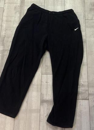 Брюки nike теплые l черные