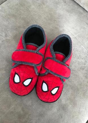 Теплі капці тапочки спайдер мен spider man