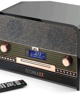 Стерео радио technaxx retro bluetooth dab + / fm c cd-проигрывателем и usb tx-102, aux7 фото