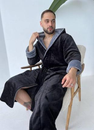Чоловічі халати турецька полірована махра