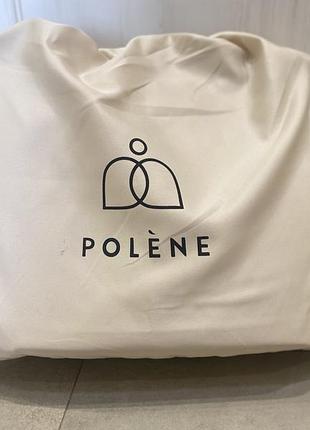 Шоппер polene коричневый-бордо (имеется отсутствие 2 фото )