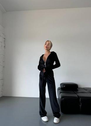 Комбинезон велюр