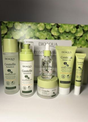 Набір з екстрактом центелли азіатської bioaqua centella asiatica 6 в 1