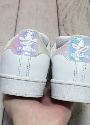 Adidas superstar кроссовки для девочки6 фото