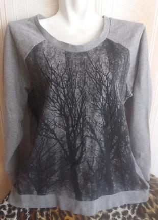 Свитшот.серый мелвяжр 50/52.junarose.