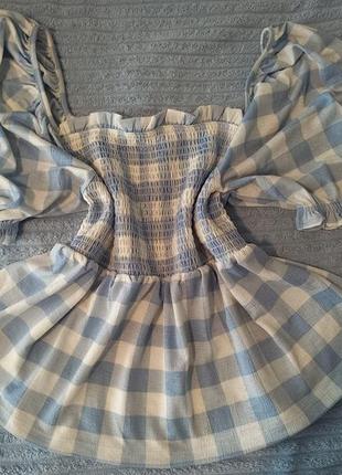 Блуза с рукавами фонарями