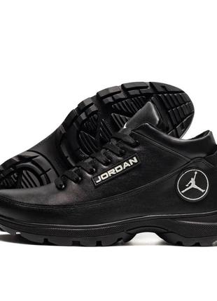 Чоловічі зимові шкіряні черевики/кросівки/ хайтопи