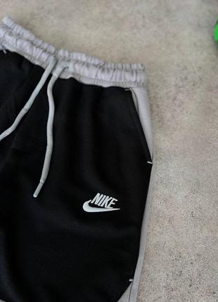 Мужские черные шорты nike/мужские серые шорты nike5 фото