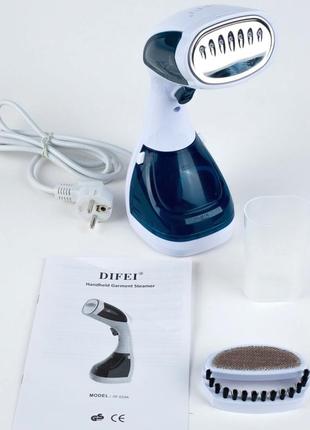 Отпариватель для одежды ручной 1100 вт, паровой утюг difei handheld garment steamer df-019a5 фото