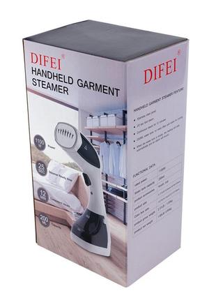 Отпариватель для одежды ручной 1100 вт, паровой утюг difei handheld garment steamer df-019a4 фото