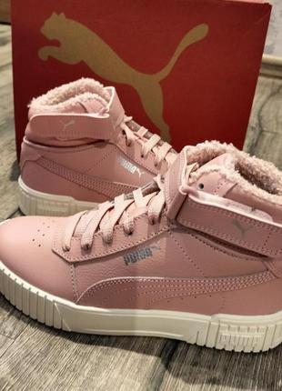 Хайтопы, высокие кроссовки from puma carina 2.0 mid р 37 оригинал