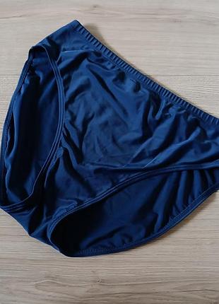 Однотонні сині жіночі плавки з утяжкою/ плавки christina