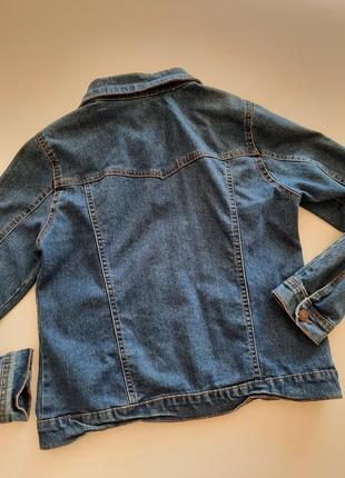 Красивая базовая джинсовая курточка, размер s, m, l4 фото