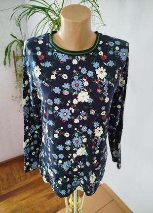 Жіночий одяг/ брендова кофта лонгслів, одяг для дому 💙 52/54 розмір