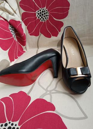 Женская обувь/ туфли с открытыми пальцами 🖤 36 размер, стелька 23 см4 фото