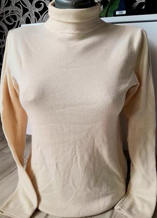 Водолазка женская zara,гольф в рубчик zara m