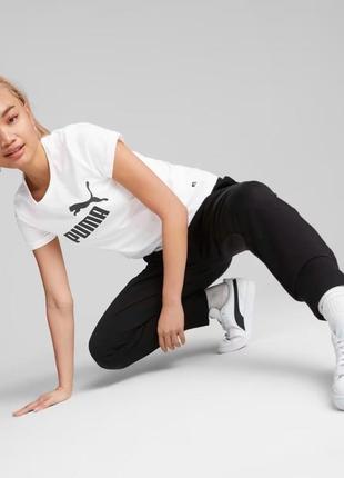 Брюки женские puma, цвет черный😍 джоггеры оригинал3 фото