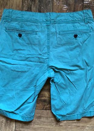 Шорты h&amp;m l.o.g.g. хлопковые летние мужские бирюзовые l 32