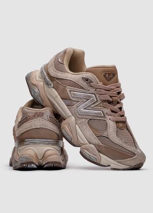 Кроссовки new balance 9060 mushroom timeberwolf