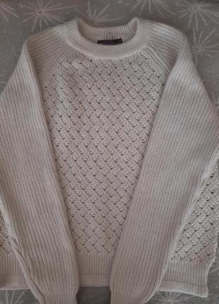 Джемпер плотной вязки с круглым вырезом. marks spencer