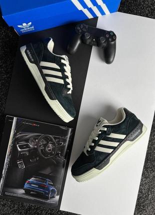 💎мужские кроссовки adidas originals forum low black white / демисезонные / весенние, летние, осенние / текстиль, кожа, замша /