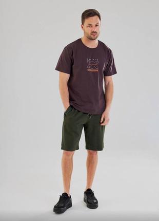 Мужские летние трикотажные шорты с карманами8 фото
