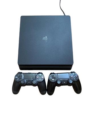 Sony plastation 4 slim 500gb, +11 игр, + подставка, + чехол от пыли