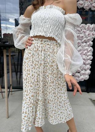 Юбка юбка мыды шифон