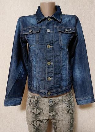 Стильная женская джинсовая куртка scateboard3 фото