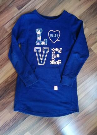 Платье-туника на девочку 7-8 лет (128-134см)