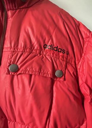 Пуховик бомбер adidas3 фото