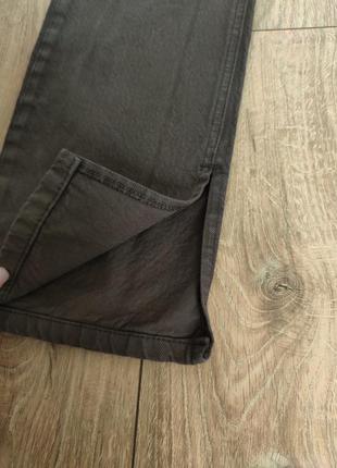 Жіночі прямі джинси з розрізами, розмір м/46, zara7 фото