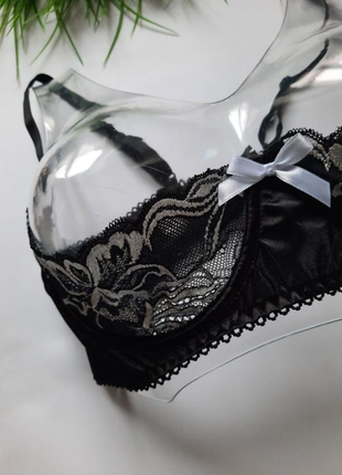 Сексуальний мереживний бюстгальтер з відкритими грудьми корбей великий розмір №1820