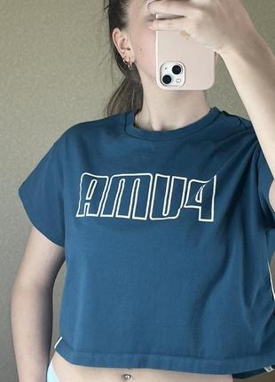 Укороченная футболка puma4 фото