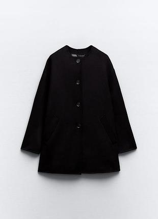 Пальто с шерстью от zara