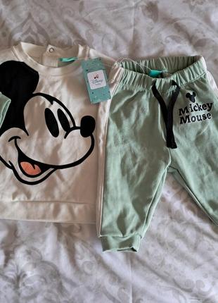 Спортивний костюм двунитка 62-68 disney baby