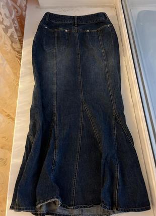 Спідниця / юбка / спідниця максі / юбка максі / вінтаж / вінтажна спідниця / жіночий одяг / джинсова максі юбка /