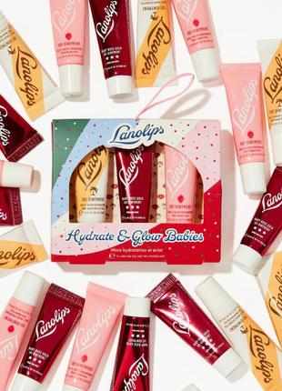Роскошный набор бестселлеров hydrate + glow babies lanolips