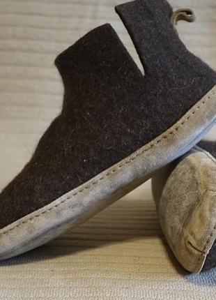 Чудові високі домашні капці з вовни мериноса magicfelt австрійська 41/42 р. (26,8 см.)
