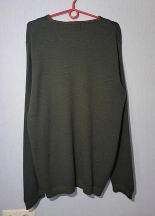 Melka шерстяной стильный мужской мирер оверсайз милитари хаки кофта