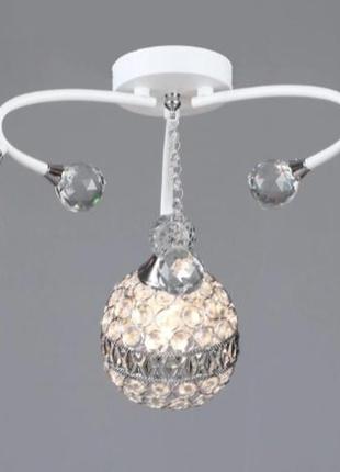Люстра на кухню sirius b n6422/3 wt+cr на 3 плафони