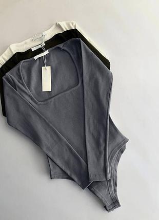 Боди в рубчик