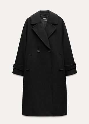 М’яке пальто оверсайз zara