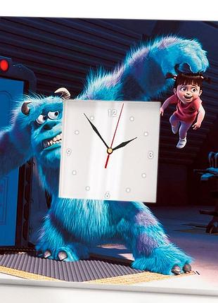 Стильний годинник «мультфільм. корпорація монстрів. monsters» прикраса в дитячу кімнату, спальню