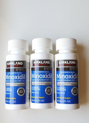 Миноксидил 5% для роста волос и бороды огригинальный minoxidil 5%
