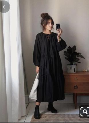 Повна ліквідація 🔥чорна вільна сукня