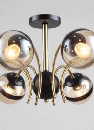 Люстра в гостиную современная sirius b a4321/8 cop+bk