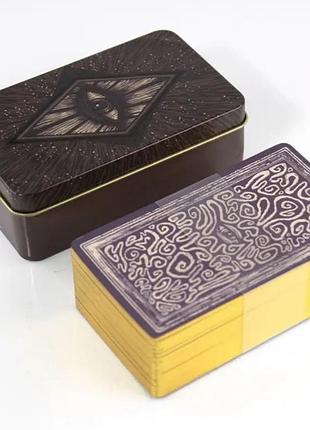 Light visions tarot | таро бачення світу (в жерстяній коробочці, із золотим зрізом)152